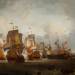 British Men O'War and the Dutch Fleet Commanded by Admiral Tromp Fighting on the Thames